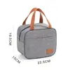 Bolsa Tote para Lonchera con Aislamiento de Papel de Aluminio Espeso, Bolsa Portátil para Lonchera para Oficinistas, Aislamiento Especial para Estudiantes de Primaria