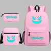 Nuevo Elfo Baokemeng Pokémon Juego Periférico Mochila Bolsa de Almuerzo Estuche Tres Piezas Mochila Escolar Luminosa