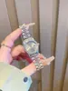 2026 Novo Relógio de Pulso Feminino de Luxo de Nicho Exquisito e Moderno com Diamantes Estrelados Incrustados Pulseira de Aço Relógio Dropshipping Transfronteiriço