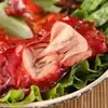 Muslo de pollo horneado en sal con cinco especias de 100g, envasado al vacío, listo para comer, sabor rústico, adecuado para snacks nocturnos o desayuno