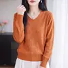 Top de punto de mujer tipo dos piezas falsas de manga larga con un suave diseño en capas, estiliza y es versátil para primavera y otoño