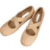 Zapatos de ballet retro populares, nuevo estilo otoño 2026, zapatos Mary Jane de corte bajo que aumentan la altura para mujeres menudas, zapatos de mujer de suela blanda