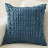 Funda de almohada de pana multicolor transfronteriza funda de almohada decorativa para sofá de casa cojín cuadrado simple de color sólido nórdico