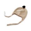Chapéu de malha infantil Cat Brother Outono e inverno Novo chapéu fofo de proteção para orelhas trançadas Cor sólida Chapéu de lã com cadarço para bebês meninos e meninas