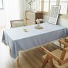 Mantel de algodón y lino, estilo chino, liso, zen, para mesa de té, TV, mueble de café, a prueba de polvo, para sala de reuniones