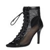 2022 comércio exterior novos sapatos de malha moda europeia e americana malha pontiaguda boca de peixe sandálias de salto alto fino e chinelos femininos atacado AliExpress