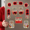 Decoración de Año Nuevo 2026 Pegatinas Magnéticas para Refrigerador Año del Caballo Diseño de Escena Nueva Parejas Pequeñas Pegatinas Magnéticas Creativas con Palabras de Bendición