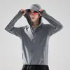 Ropa Fluorescente Verde de Verano con Protección Solar para Hombres y Mujeres, Ropa de Trabajo, Ropa para la Piel al Aire Libre, Chaquetas de Moda con Sensación de Hielo, Ropa para Equipo de Running