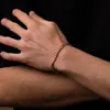 Novos Produtos Transfronteiriços Europeus e Americanos Pulseira Masculina de Corrente Cubana em Aço Inoxidável Estilo Hip-Hop Tendência Simples Joias de Moda