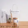 Bolsa Transparente Popular Saco para Chá de Leite Saco de Embalagem para Café e Sobremesa Bolsa para Duas Xícaras Bolsa para Uma Xícara Embalagem para Levar