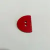 Botões Resina Semicirculares de Dois Furos para Casacos e Camisas, Acessórios Coloridos para Vestuário Atacado