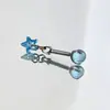 Aretes de Tachuela Pequeños Brillantes Bombilla de Luz Microincrustados Diamante Circonita 2026 Nuevo Tornillo Coclear Base Plana Nicho Pendientes de Lujo Ligero