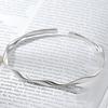 Pulsera de pareja de plata, par, pulsera chapada en plata 925, nuevo nicho conmemorativo, cosas buenas, regalo Qixi para novio