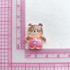 Lentejuelas de color transparente cortadas con superficie de oso, accesorios de resina para bricolaje, accesorios de joyería, funda para teléfono móvil, crema, pegamento, materiales de joyería
