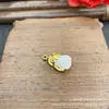 Antigo Francês cor de ouro gota óleo Palavra pingente diy acessórios de joias artesanais colar pulseira pequeno pingente borboleta atacado