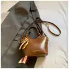 Bolso de Mano Estilo Coreano para Viajes de Negocios para Mujer 2026 Modelo Nuevo de Primavera, Bolso de Hombro de Aspecto Elegante y Gran Capacidad, Bolso Cruzado Retro