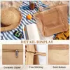 Bolsa de Tote Calada para Vacaciones en la Costa, Bolsa de Playa de Malla Grande para Exteriores, Bolso de Hombro de Verano para Viajes, Bolsa de Playa