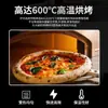 Horno de pizza 1050, puesto comercial exterior, horno de pizza eléctrico de leña frutal, horno de pizza italiano de alta temperatura