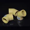 Accesorios para tubería de agua PPR color curry 20 25 Codo en T Codo Recto Válvula de Bola Válvula de Cierre Oculta Juego Completo de Accesorios para Tubería