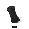 Productos para adultos Juguetes sexuales SM Cuerda de cáñamo de 10 m para que la usen las parejas para bondage, cuerda de algodón puro con puntas metálicas, venta al por mayor