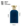 Botella de Perfume de Vidrio Flocado Personalizada 50ml Botella de Relleno de Perfume a Presión Botella de Perfume Transparente Botella Vacía con Spray de Presión