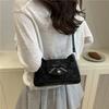 2025 Nueva Bolso de Axila de Moda con Forma de Nube, Bolso de Diseño Nicho para Mujer, Bolso de Hombro Cruzado Plegado Texturizado de Alta Calidad para Verano