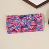 Accesorios para el Cabello de Bebé Europeos y Americanos Transfronterizos, Diademas Suaves y Elásticas para Bebés e Infantes, Diademas Anchas con Moño, Diademas Estampadas, Accesorios para la Cabeza