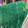 Cuentas Mimi Esmeralda de 4MM cuentas pequeñas Cuentas de Jade Malayo talladas en ángulo de corte Cuentas