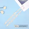 Sujetador muy atractivo de encaje de perlas con tirante de un solo hombro, tirantes ajustables y espalda transparente