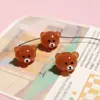 Conejo Oso de Dibujos Animados Lindo con Cuentas Agujero Recto Cuentas de Resina Cadena para Teléfono Celular Pulsera Material de Joyería Accesorios de Cuentas