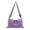 Bolsa Feminina Transversal de Nylon Coreana para Commuter Estilo Cool Hot Girl Baguete Axilar de Ombro Casual