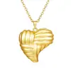 Collar con colgante de acero inoxidable transfronterizo Cadena para suéter de moda europea y americana para mujer 18K Tendencia Joyería Joker al por mayor