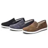Zapatos de tela al por mayor transfronterizos, zapatos casuales para hombre sin cordones con suela multicapa, zapatos perezosos de primavera para papá, zapatos planos de tela con suela blanda