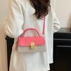 Bolso de Mujer con Bloques de Color de Moda 2025 para el Trabajo Diario, Bolso Cruzado Elegante, Bolso de Hombro Versátil, Bolso Pequeño Cuadrado para Debajo del Brazo