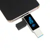 Nueva unidad flash USB para teléfono móvil tipo C 64g unidad flash USB para teléfono móvil giratoria transfronteriza logo luminoso nueva unidad flash USB para teléfono móvil 128gb