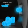 Tampas de Válvula Luminosas para Pneus de Carro, Bicicleta e Motocicleta