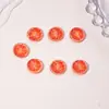 Fatias de Limão Cristalinas, Acessórios de Arte para Unhas com Frutas Fatiadas, Acessórios de Unha Estéreo Usáveis de Resina, Acessórios para Acessórios de Cabelo e Brincos DIY