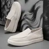 Nuevos Zapatos de Hombre Verano 2026: Transpirables, Suela Suave, Antideslizantes, Cómodos, Planos sin Cordones, Zapatos de Tela del Viejo Pekín, Zapatos Casuales