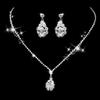 Joyería transfronteriza europea y americana para novias, collar con pendientes y gotas de agua de circón, accesorios para trajes, para reuniones diarias, fiestas y cenas.