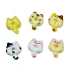Gatinho de Desenho Animado Donut Acessórios de Resina DIY Cola de Chantilly Presilha de Cabelo Ímã de Geladeira Capa de Celular Material para Crocs