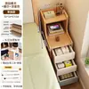 Mesita de noche personalizada, Gabinete de almacenamiento de espacio extremadamente estrecho, Gabinete de mesita de noche simple moderno para dormitorio del hogar, Mini estante de almacenamiento simple