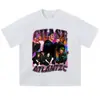 Chal Floral Lavado Desgastado Estilo Retro Transfronterizo Estampado Singer Streetwear