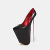 Artículo de exhibición de pasarela de modelo de moda de alta venta en comercio exterior transfronterizo para transmisión en vivo que muestra tacones de aguja ultraltos para mujer de 25 cm