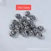 Cuentas espaciadoras de plata 999 vintage de Shanxi, anillos corredizos, accesorios de terrón de azúcar, adornos culturales y artísticos para DIY
