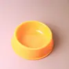 Tigela única para pet com acabamento fosco, tigela para gato multi-tamanho, tigela para ração de cachorro, tigela para pet de cor única