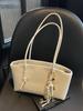 Bolso Tote Retro de Gran Capacidad para Mujer 2025 Primavera y Verano Nueva Moda para Ir al Trabajo Hombro Axila Bolso de Mano Casual