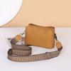 Bolso de Mujer de Cuero Genuino Bolso Cuadrado Pequeño Bolso Mensajero de Alta Gama Moda Combinable Gran Capacidad Bolso de Mujer de Piel de Vaca Bolso de Mujer Transfronterizo Venta al por Mayor