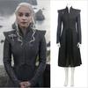 Juego de Tronos cos Madre de Dragones Temporada 7 Daenerys Targaryen cosplay Traje Una Canción de Hielo y Fuego