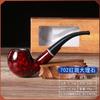Nueva Pipa Grande de Resina para Hombre con Filtro de Limpieza Removible Imitación Mármol Soporte para Cigarrillo Pipa Curva de Martillo Venta Directa