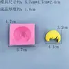 Molde de Silicona Personaje de Anime Peinados de Cabello Largo y Corto DIY Fondant Chocolate Arcilla Suave Arcilla Ultraligera Herramientas Manuales